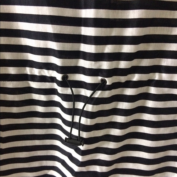Sold..Akris Punto Black White Striped Shirt Size 8 - Picture 6 of 8